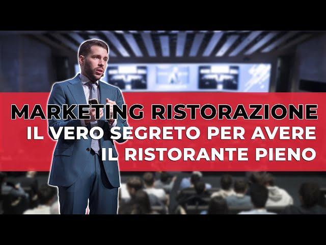 MARKETING RISTORAZIONE: il VERO Segreto per avere il Ristorante PIENO (che NON ti piacerà)