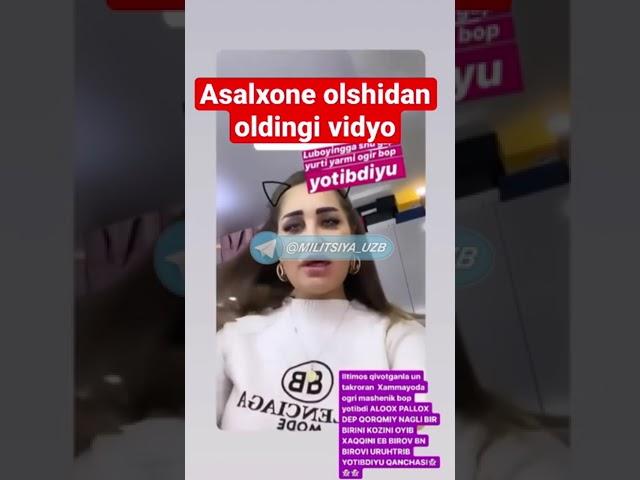 Asalhone olshidan oldingi vidyo #asalhoney #mirziyoyev #my5