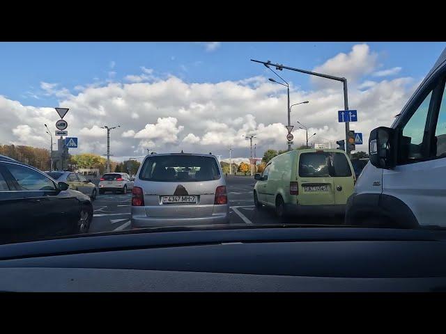 Timelapse road Minsk oct 2022 Таймлапс Минск октябрь 2022