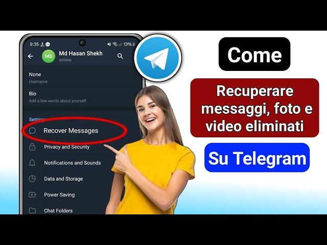 Come recuperare messaggi, chat, immagini e video di Telegram cancellati (metodo 2024)