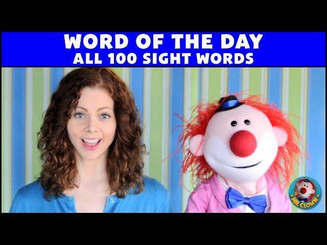 1st 100 Sight Words - Mr. Clown's Word of the Day