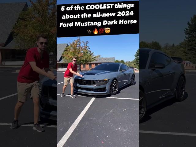 Five of the Coolest Features on the All-New 2024 Ford Mustang Dark Horse!