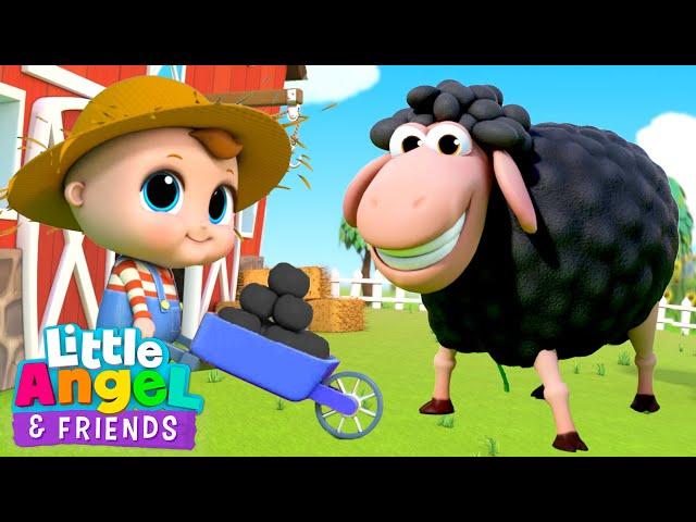 Baa Baa Black Sheep Song | Little Angel And Friends Kid Songs