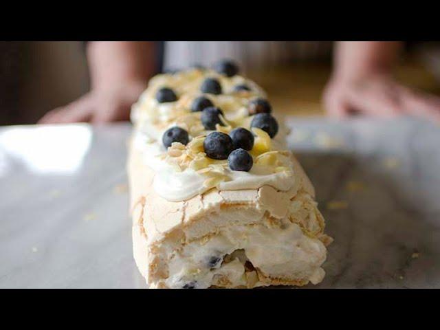 Pavlova Recipe EASY and QUICK | How to do PAVLOVA roll