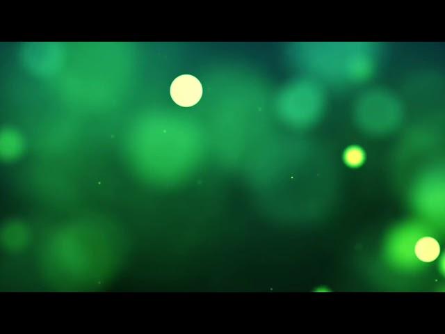 Wonderful Bokeh Motion Background Video Abstract Green World ⁂ 1 Hour