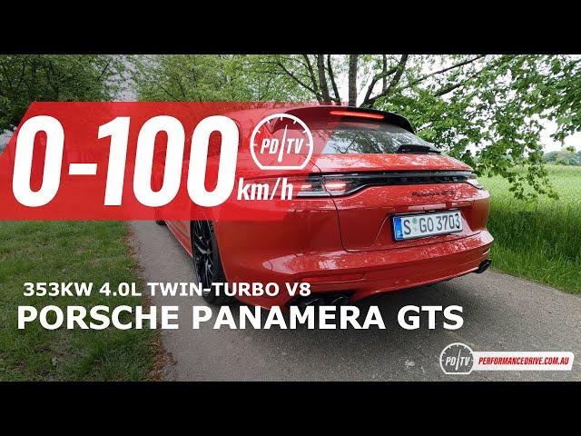 2023 Porsche Panamera GTS Sport Turismo 0-100km/h & engine sound