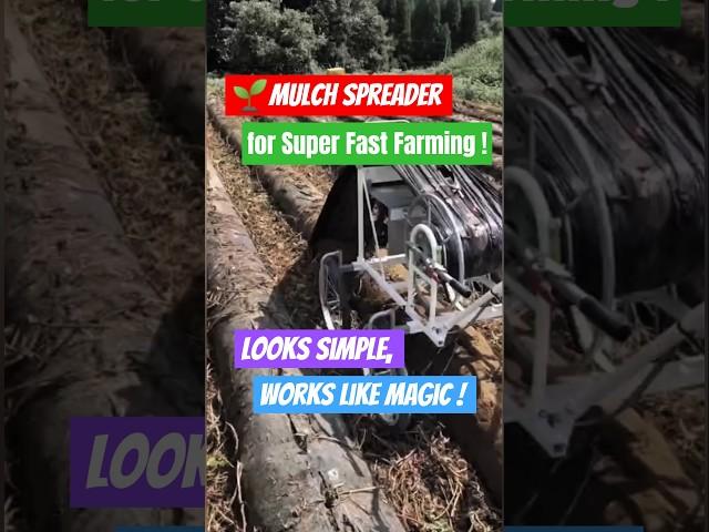 Automatic Mulch Layer! Lightning Fast Farming Tool!