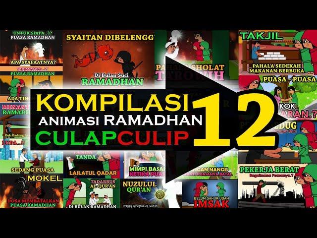 KOMPILASI 12 Animasi Ramadhan CulapCulip