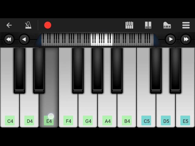 Kaun Tujhe Piano (Palak) - Mobile Perfect Piano Tutorial