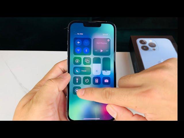 iPhone 13 Pro: How to Screen Record With Sound