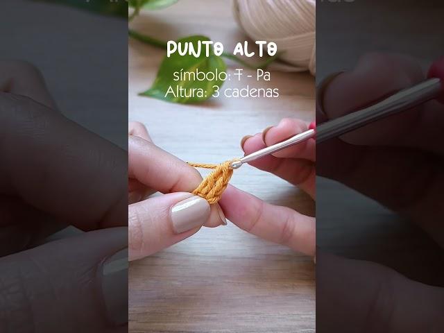 P4: Punto alto....#crochettutorial #crochet ##crochetprincipiantes #tejidos #tutorialcrochet