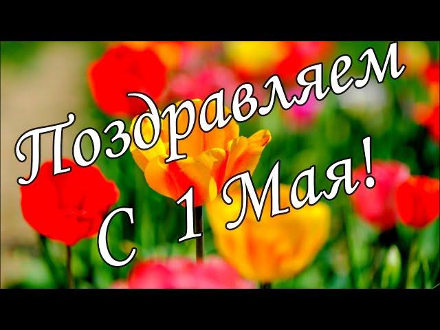 С 1 Мая 2021! Красивое поздравление с 1 Мая! Музыкальная открытка с Первомаем! С праздником 1 Мая!