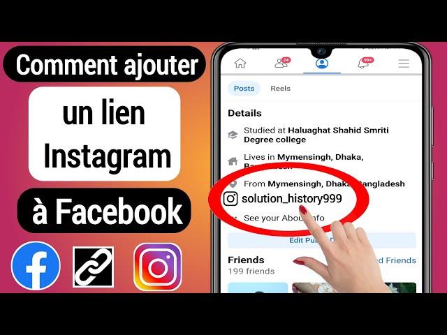 Comment ajouter un lien Instagram sur Facebook | Mettre le lien Instagram sur Facebook