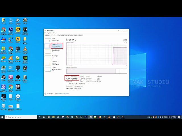 How to find ram usage of your  computer system in Windows 10 |  Windows 10 Tutorial