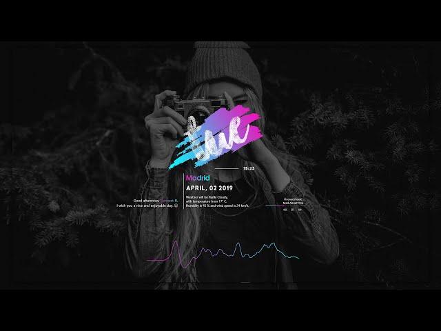 RetrOcOlOr Rainmeter Skin By Hiphopium In Window 10 2020 ||| Hatrix Gaming