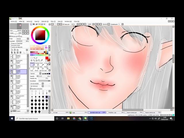 【Speedpaint】 Virtual love Rouen & Rose Paint Tool SAI