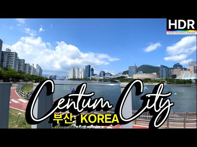 [4K HDR] Korea Walking Tour - Summer walk in Centum City, Busan  Busan, South Korea, Travel, 60fps