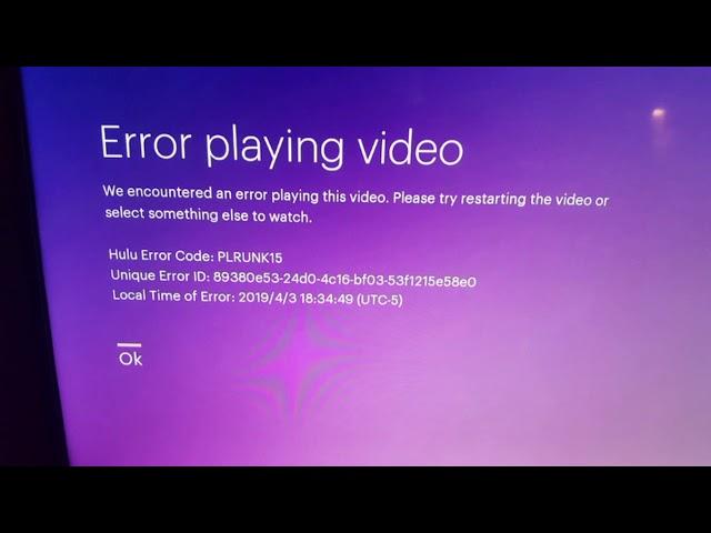 how to fix hulu error code