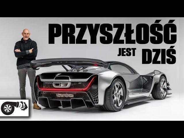 Czinger 21C - auto zaprojektowane przez AI, wydrukowane w 3D. Od teraz NIC już nie będzie takie samo