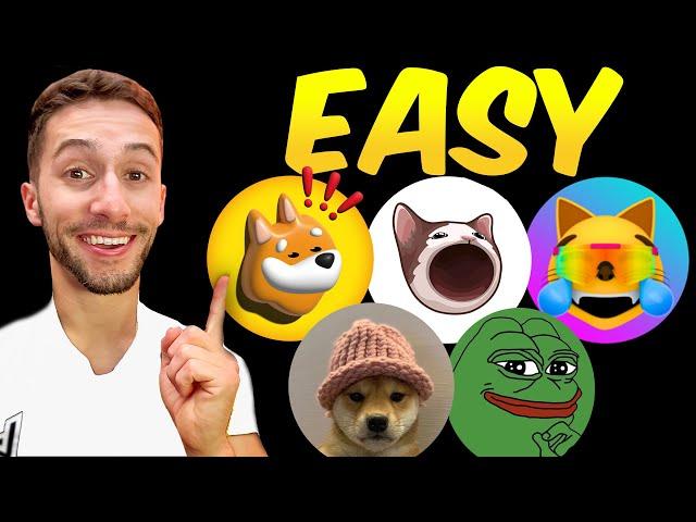 How To Buy Meme Coins EASY (Tutorial) - $PEPE, $BONK, $WIF, $MOG, $BOME, $POPCAT