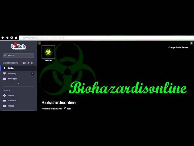 Twitch tv Biohazardisonline Live now