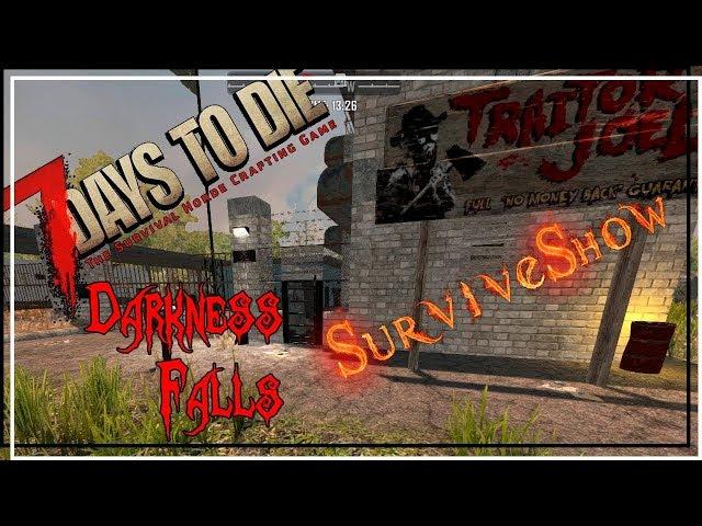 ОБЗОР МОДА 7 days to die | Покатался на машине до 17 альфы | Darkness falls