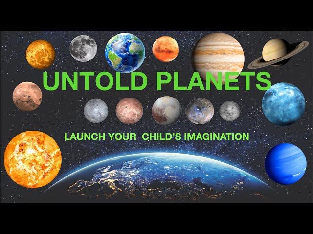 UNTOLD PLANETS Glow in The Dark Planets and Stars for Ceiling Solar System Wall Stickers