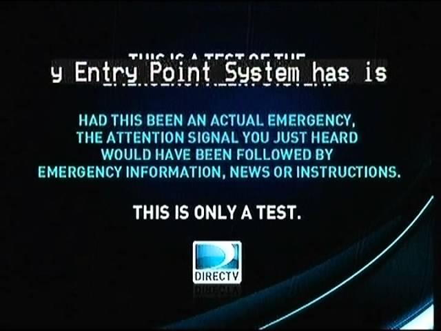 DirecTV Latin America | First National Emergency Alert System Test (2011).