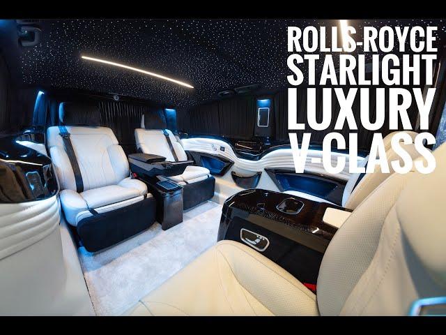 ERTEX LUXURY CAR DESIGN MERCEDES V-CLASS BUSINESS LOUNGE STARLIGHT