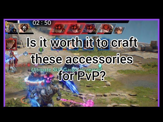 Seven Knights 2 | Is it worth to craft these accessories for PvP?