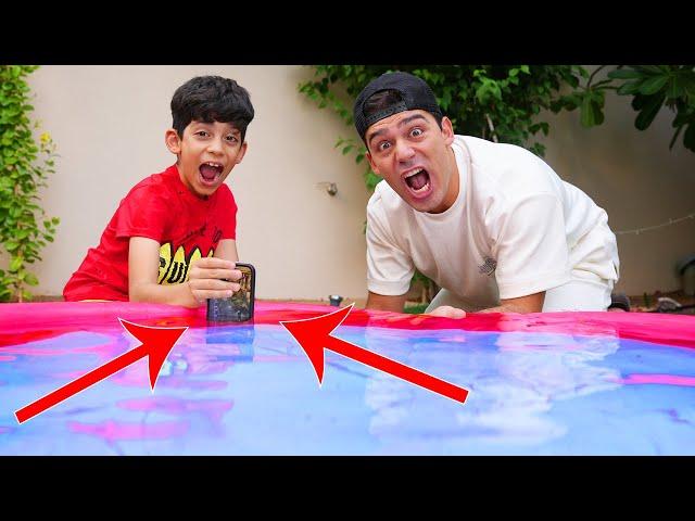 Jason Gaming Throw iPhone 12 Pro in Pool Prank on Alex