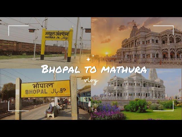 bhopal to mathura vlog.. #vlog #bhopal #mathura #virandavan #foryou #explore #souravjoshivlogs