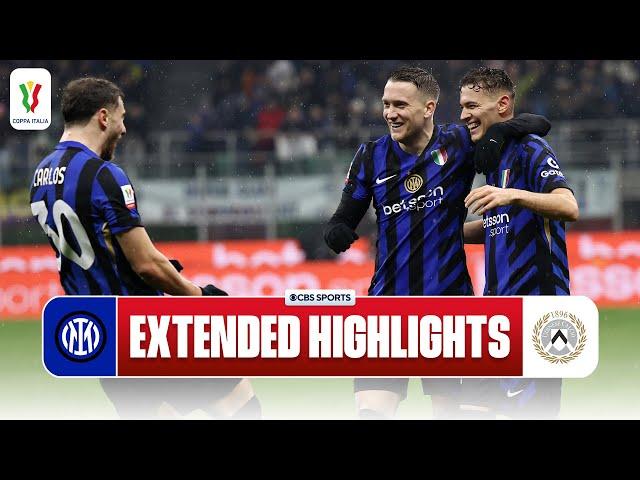 Inter vs. Udinese: Extended Highlights | Coppa Italia | CBS Sports Golazo