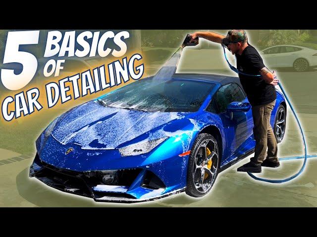 BASICS OF CAR DETAILING | 5 Car Wash Tips and Tricks for best results!