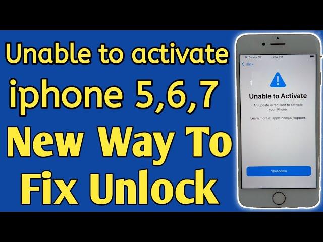 Unable To Activate iPhone | How To Fix Unable to Activate Any iPhone