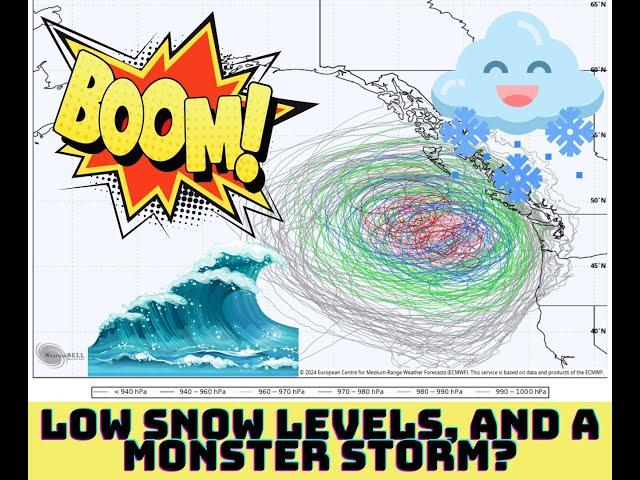 Pacific NW Cold Storm, Low Snow Levels and Monster Storm in the Extended?