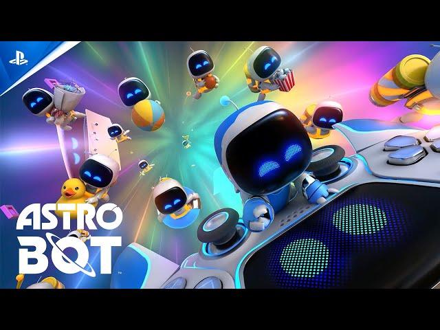 Astro Bot - Speedrun and Special Bots Add-On Trailer | PS5 Games