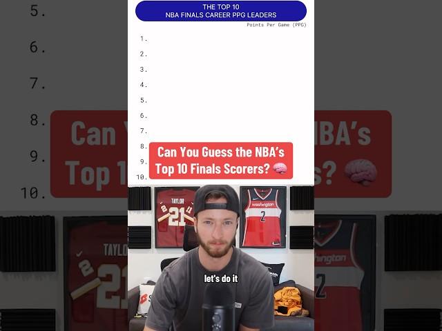 NBA Trivia: All-Time NBA Finals Scoring Leaders!
