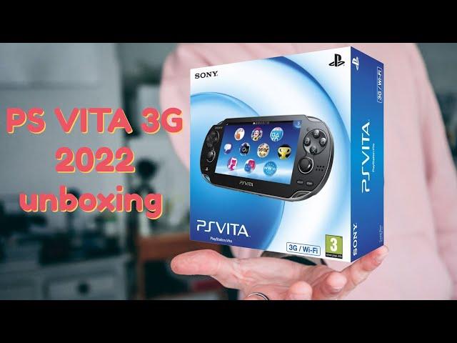 Time capsule ASMR: Unboxing NEW Sony PS Vita 3G OLED and accessories in 2022