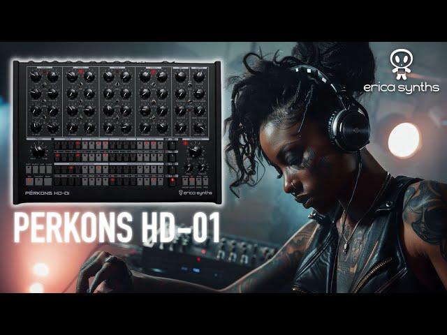 ️ Erica Synths PERKONS HD-01 Techno Project #2  Ultimate Techno Kits