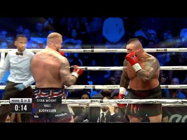 Eddie Hall vs Hafthor Bjornsson Full Fight Highlights