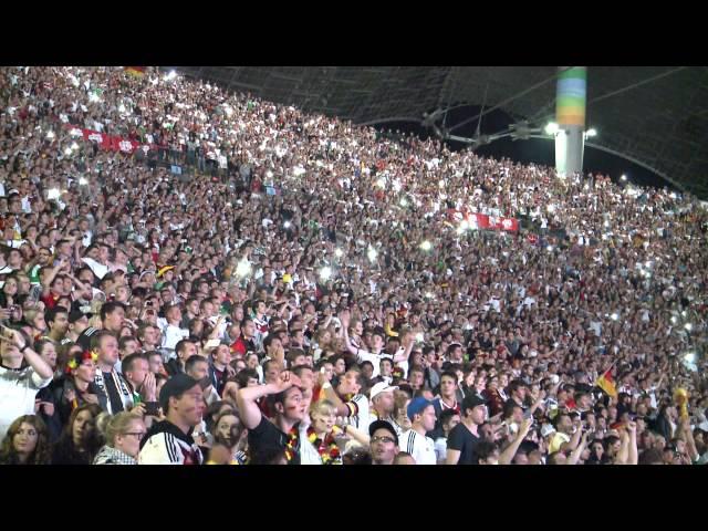 Wir sind Weltmeister - Public Viewing im Olympiastadion München