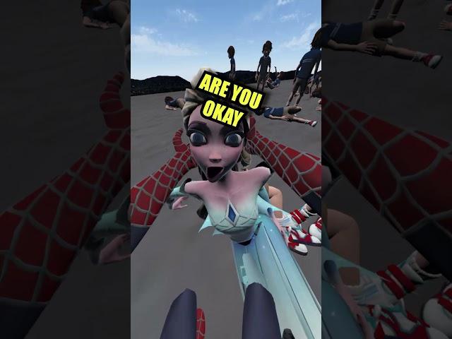 Spider-Man VR ROOFTOP PARTY #vr  #virtualreality  #spiderman  #gaming