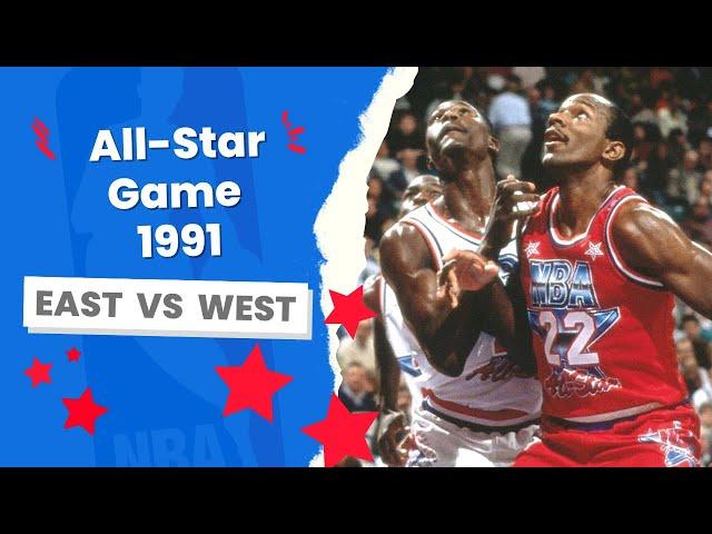 NBA All-Star Game 1991, Full Game, East vs. West (RUS)