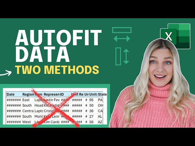 How to AutoFit Rows and Columns in Excel (2 methods)