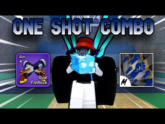 New! Dual Flintlock + Ice + Godhuman  = Insane Oneshot Combo [DRAGON] Blox Fruits