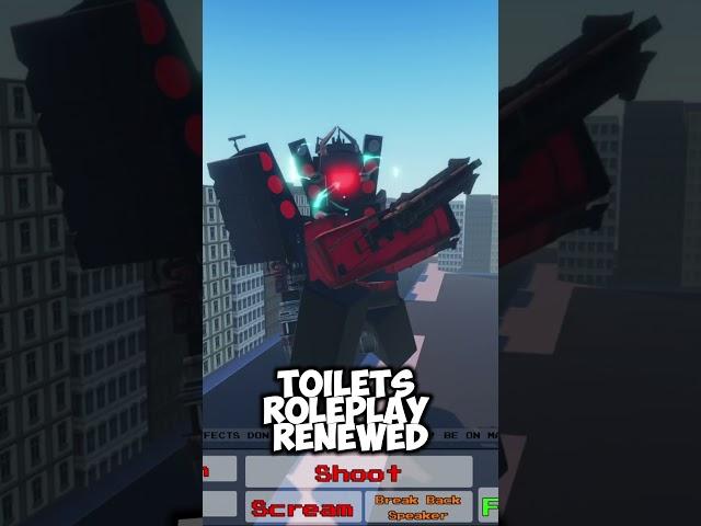 UPGRADED TITAN SPEAKERGUY BADGE + MORPH in OMEGA SKIBID TOILETS ROLEPLAY RENEWED #robloxbadges