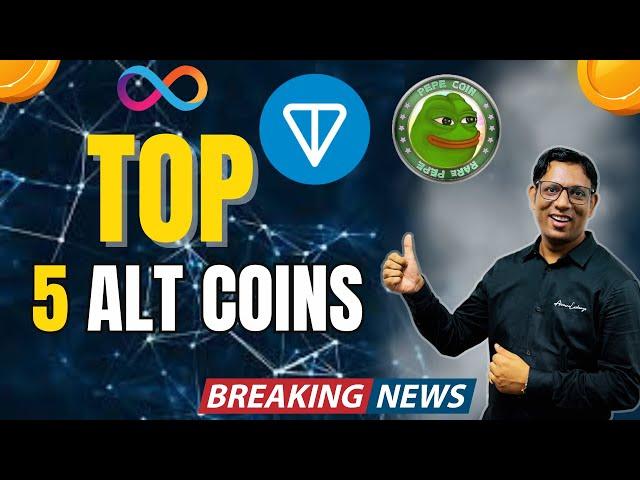 TOP 5 DIP BASED ALTCOINS for 2024 BULL RUN | 5 Altcoins - Don't Miss