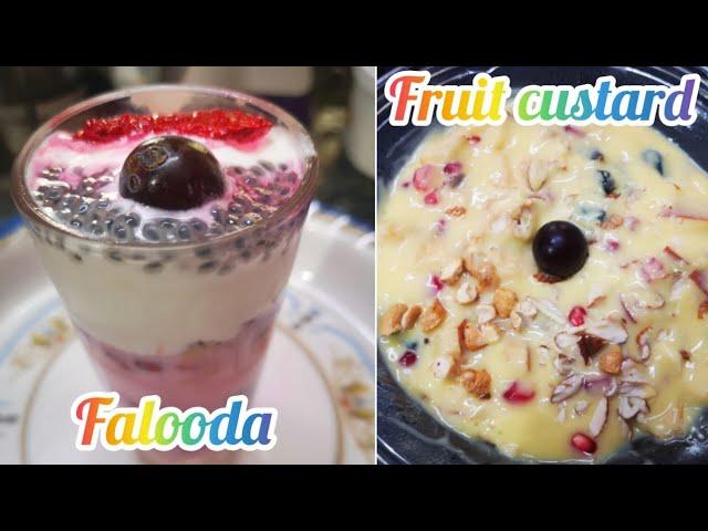 Iftar special falooda and fruit custard #iftardrinks #ramadan#falooda #custard #fruitcustard #iftar