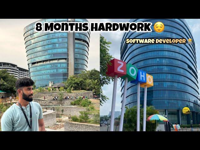 Finally Software Developer in Zoho  8 months Hard Work reveled ️‍